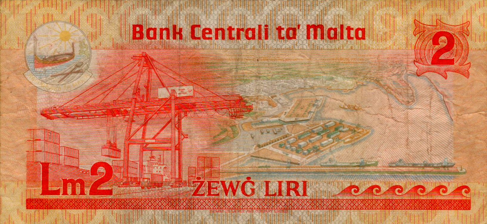 Malta 2 1986 VF- P-37